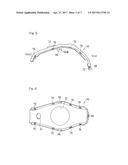 FUEL TANK STRUCTURE FOR MOTORCYCLE diagram and image