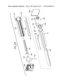 COVERING FOR AN ARCHITECTURAL OPENING HAVING NESTED ROLLERS diagram and image