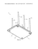 OMNI-DIRECTIONAL TELEVISION ANTENNA WITH WIFI RECEPTION CAPABILITY diagram and image