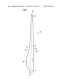 ROTOR BLADE WITH NOISE REDUCTION MEANS diagram and image