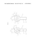 FOLDING ARTICULATING MISSILE FIN HAVING SLIDING BLOCK DETENT MECHANISM AND     GUIDED MISSILE diagram and image