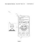 SYSTEMS AND METHODS FOR DYNAMICALLY GENERATING EMOJIS BASED ON IMAGE     ANALYSIS OF FACIAL FEATURES diagram and image