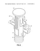 Syringe Having a Spring Action Plunger Rod diagram and image