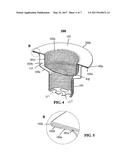 DOUBLE-WALLED BASKET WITH PERMANENT STRAINING DEVICE diagram and image