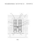 Door Assembly With Divided Screens diagram and image