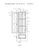 Door Assembly With Divided Screens diagram and image