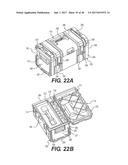 CONTAINER ASSEMBLY WITH ADJUSTABLE MOUNT STRUCTURES diagram and image