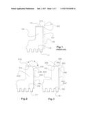 CAST REFINER PLATE SEGMENT WITH BLUNT EDGES AND CORNERS FOR SAFE HANDLING diagram and image