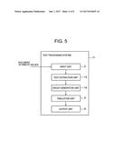 TEXT PROCESSING SYSTEM, TEXT PROCESSING METHOD, AND TEXT PROCESSING     PROGRAM diagram and image