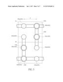 MICROELECTRONIC SYSTEM INCLUDING PRINTED CIRCUIT BOARD HAVING IMPROVED     POWER/GROUND BALL PAD ARRAY diagram and image