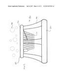 Bubble Emitting Basketball Goal Stand diagram and image