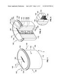 FILTER MEDIA AND FILTER ELEMENT WITH ADHESIVE REINFORCING diagram and image