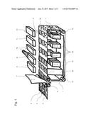 DEVICE FOR SEPARATING FLEXIBLE PACKAGING ELEMENTS diagram and image