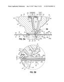 SYSTEM, NOZZLE AND METHOD FOR COATING ELASTIC STRANDS diagram and image