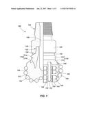 APPARATUSES AND METHODS FOR OBTAINING AT-BIT MEASUREMENTS FOR AN     EARTH-BORING DRILLING TOOL diagram and image