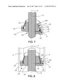 LOCKING FASTENER WITH DEFLECTABLE LOCK diagram and image