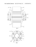 DRILLING RISER FLANGES AND ASSEMBLIES WITH CONTOURED BEARING SURFACES TO     REDUCE SHEAR IN CONNECTORS diagram and image