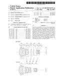 PROJECTION ZOOM LENS diagram and image