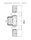 STRUCTURE FOR REDUCED SOURCE AND DRAIN CONTACT TO GATE STACK CAPACITANCE diagram and image