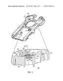 APPARATUS AND METHOD FOR VENTING AND SEALING A PORTABLE COMMUNICATION     DEVICE diagram and image