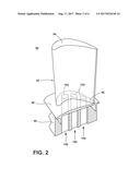 AIRFOIL FOR A GAS TURBINE ENGINE diagram and image