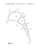 AIRFOIL FOR A GAS TURBINE ENGINE diagram and image