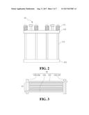 HIGH-TEMPERATURE POLYMER ELECTROLYTE MEMBRANE FUEL CELL STACK HAVING     INDEPENDENT COOLING PLATE AND METHOD OF PRODUCING THE SAME diagram and image