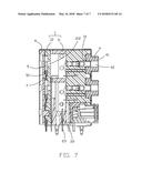 CONNECTOR WITH FRONT SIDE IDENTIFICATION RING COMMUNICATIVELY COUPLED WITH     REAR SIDE LED diagram and image