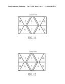 METHOD AND APPARATUS FOR GENERATING AND ENCODING PROJECTION-BASED FRAME     WITH 360-DEGREE CONTENT REPRESENTED BY TRIANGULAR PROJECTION FACES PACKED     IN OCTAHEDRON PROJECTION LAYOUT diagram and image