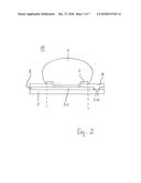 ELECTRONIC DEVICE INCLUDING REDISTRIBUTION LAYER PAD HAVING A VOID diagram and image