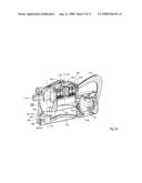 SURFACE CLEANING APPARATUS WITH OFF-CENTRE DIRT BIN INLET diagram and image