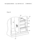Cool Air Supply Structure of Storage Receptacle for Refrigerator diagram and image