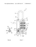 Dual-locking device diagram and image