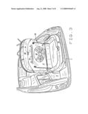 Hatch assembly with seat and storage bin diagram and image