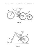 Tracked bicycle diagram and image
