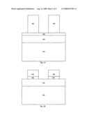 Etch pattern definition using a CVD organic layer as an anti-reflection coating and hardmask diagram and image