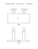 Etch pattern definition using a CVD organic layer as an anti-reflection coating and hardmask diagram and image