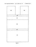 Etch pattern definition using a CVD organic layer as an anti-reflection coating and hardmask diagram and image