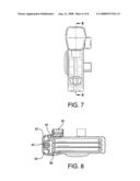 Cord-reel sanitizer diagram and image