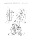 Rail for positioning and locking of elements, and a corresponding fitting diagram and image