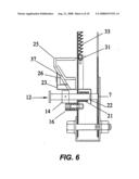 Dual release locking system for a sign supporting stand diagram and image