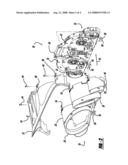 Screw boss with snap fitting diagram and image