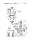 Mechanical Safety Mechanism for Vertical or Oblique Movements by Means of Threaded Bar and Nut Cooperating Therewith diagram and image