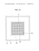 SEMICONDUCTOR DEVICE FOR WHICH ELECTRICAL TEST IS PERFORMED WHILE PROBE IS IN CONTACT WITH CONDUCTIVE PAD diagram and image