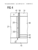 SEMICONDUCTOR COMPONENT WITH VERTICAL STRUCTURES HAVING A HIGH ASPECT RATIO AND METHOD diagram and image