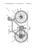 BICYCLE WHEEL SECURING STRUCTURE diagram and image