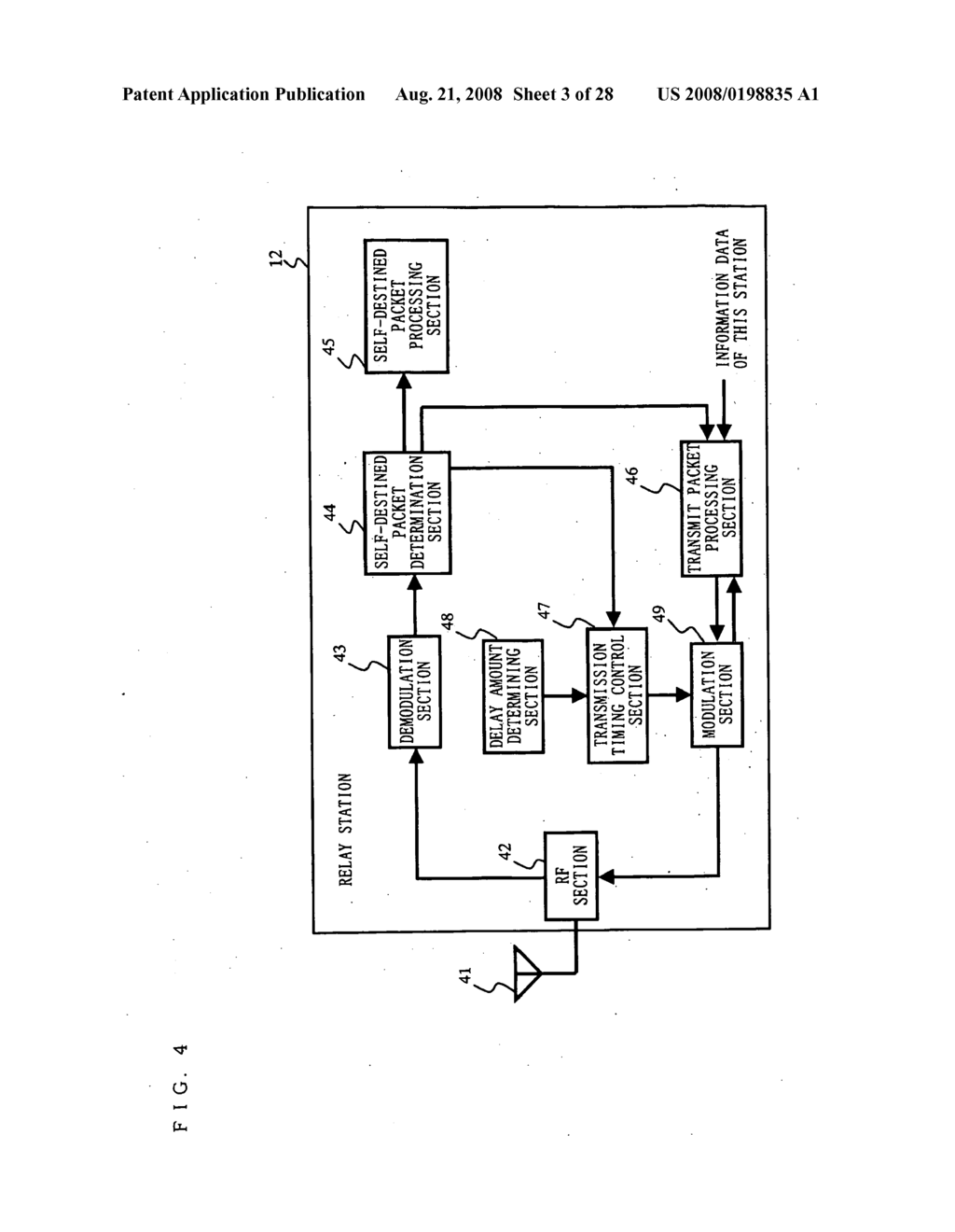 Wireless Transmission System And Wireless Transmission Method And Wireless Station For Use Therein - diagram, schematic, and image 04