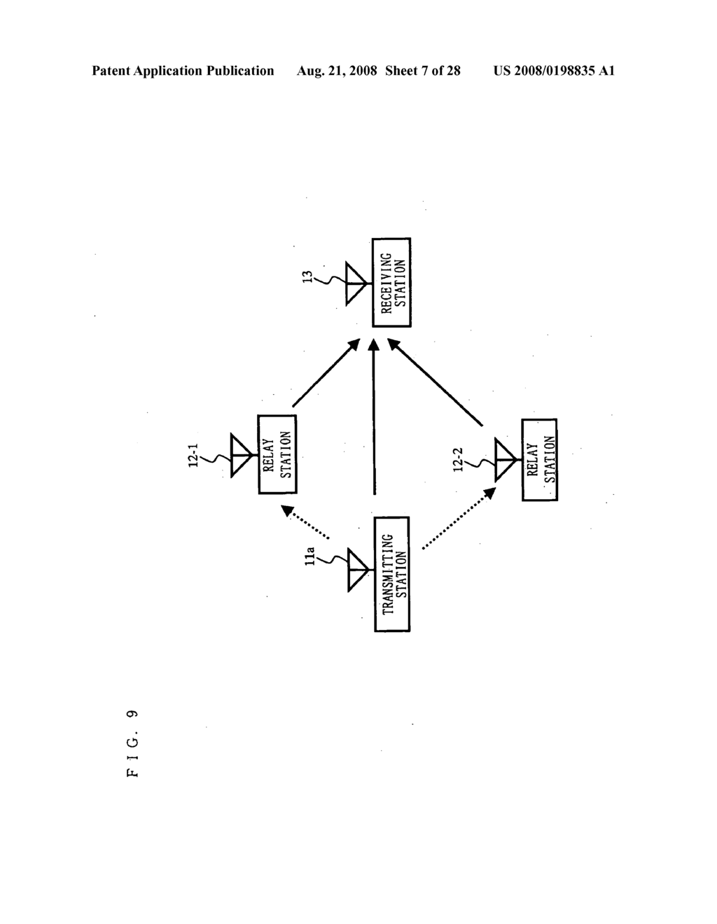 Wireless Transmission System And Wireless Transmission Method And Wireless Station For Use Therein - diagram, schematic, and image 08