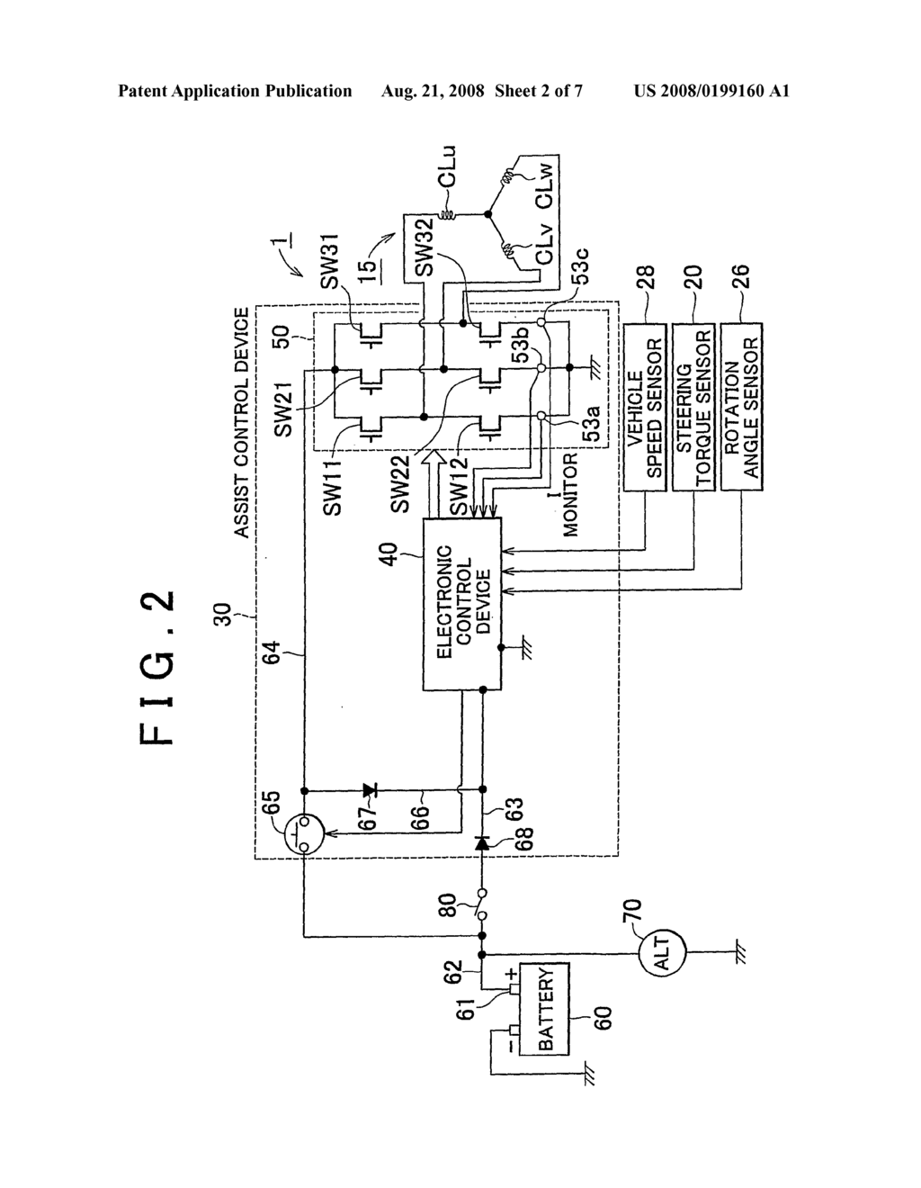 Electric Power Steering Device, And Control Method Thereof - diagram, schematic, and image 03