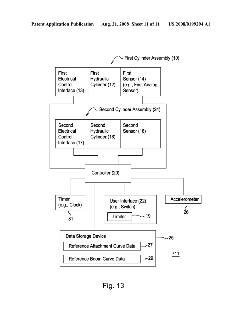 AUTOMATED CONTROL OF BOOM AND ATTACHMENT FOR WORK VEHICLE - diagram, schematic, and image 12